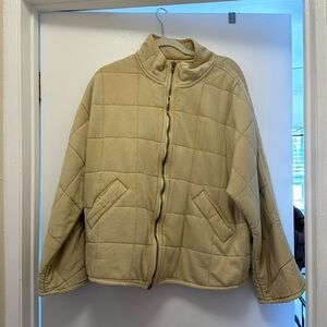 Free People Dolman Quilted Knit Jacket